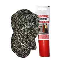 kit Guarnizione + Mastice x Stufe Legna Pallet Camini da 6, 8, 10, 12, x 1,5 mt.