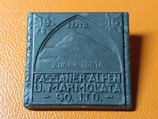 KAPPENABZEICHEN DISTINTIVO AUSTRIACO MARMOLATA 90 I.T.D. - 1 GUERRA KUK WW1 WK1