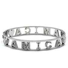 Bracciale  con scritta AMICA