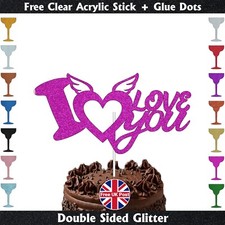 I LOVE YOU Cake Topper San
