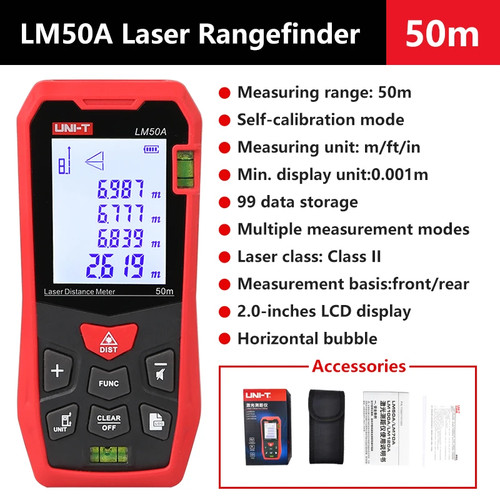 Telemetro laser uni lm50a - laser,