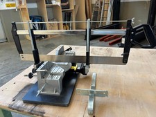 Sega taglia cornici con regolatore lama per legno