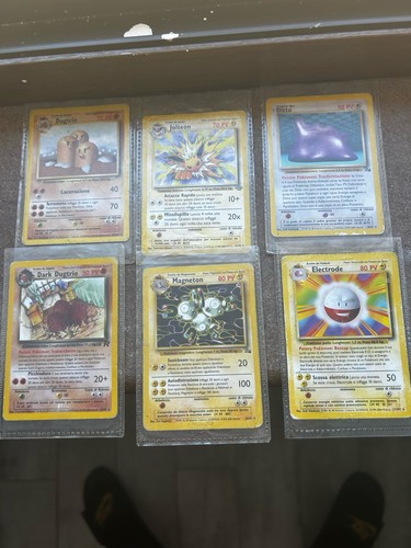 Lotto carte pokémon vintage - 6,
