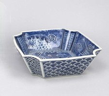 Ciotola ottagonale porcellana