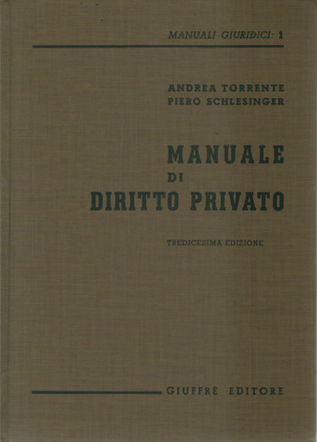 Manuale diritto privato - di,