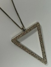 Collana triangolo oro catena