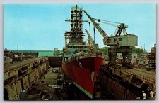 Cartolina d'epoca USS Manley