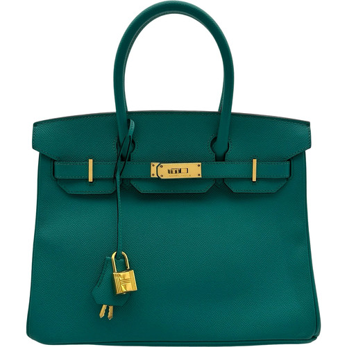 Hermes birkin blue - 30, epsom
