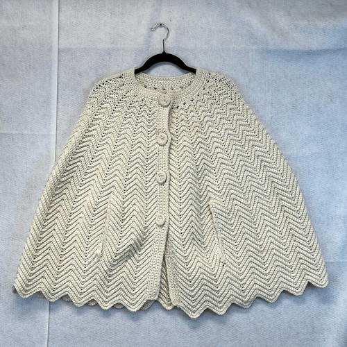 Poncho mantello fatto mano - fatto, a