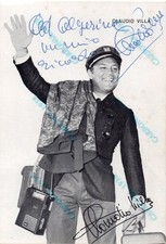 AUTOGRAFO CLAUDIO VILLA