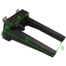 Supporto Motore Regolabile 60-128Mm Nylon RC Aereo 120-180 A Scoppio