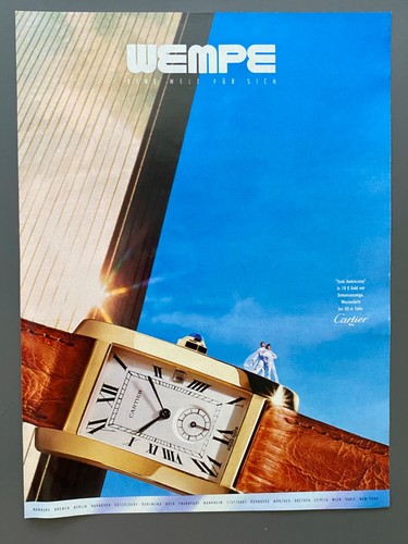 Pubblicità wempe cartier tank - pubblicità,