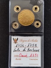 Regno Di Sicilia CARLO III Di BORBONE 1734-59 ONCIA 1751  ORO.