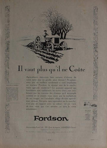 Fordson vaut plus il ne - il,