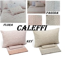 OFFERTA LENZUOLA MATRIMONIALI PURO COTONE STAMPE ASSORTITE CALEFFI