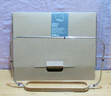 PORTAOGGETTI DA SCRIVANIA IN LEGNO DI FAGGIO E ACCIAIO MARCA ALESSI (GA07)