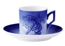 Tazza e piattino Natale Royal