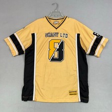 Maglia Vintage Eminem Uomo Media Oro Giallo Shady LTD Streetwear Urban Rap