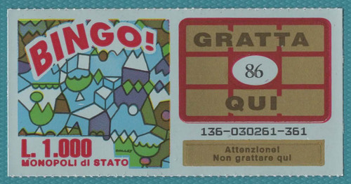 Gratta vinci lotteria - gratta,