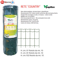 Rete Elettrosaldata Verde PVC