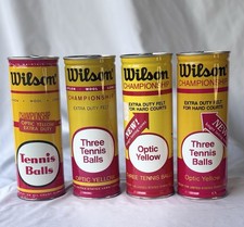 Lotto 4 palline da tennis