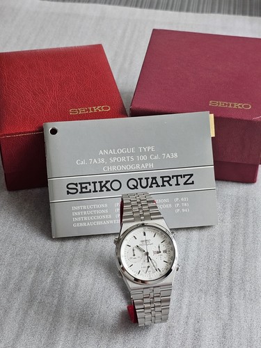 Seiko 7a38 7280 nos quartz - 7a38-7280,