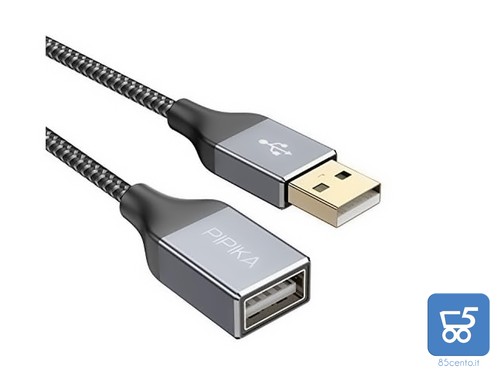 Cavo prolunga usb - 2.0, nylon