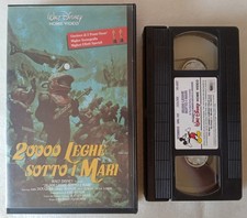 20.000 LEGHE SOTTO I MARI (1954) VHS EDIZIONE Settembre 1982 - DISNEY - VS 4007