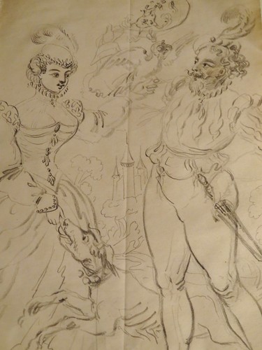 Scuola francese xix disegno - scuola,