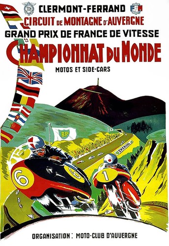 Poster clermont ferrand - clermont,