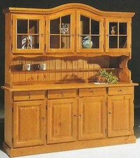 CREDENZA CRISTALLIERA RUSTICA