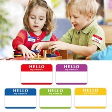 Adesivi Targhetta Nome per