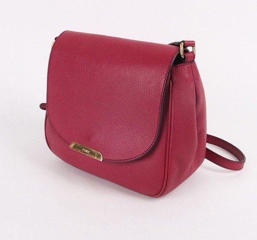 Fendi pink leather square - pink,
