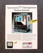 [GCG] I540 - Advertising Pubblicità - AMSTRAD TUTTO IN UNO,TV VIDEOREGISTRATORE