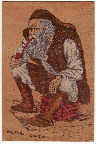 Pastore sardo costumi - sardo,