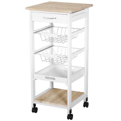 Homcom carrello isola - carrello, cucina