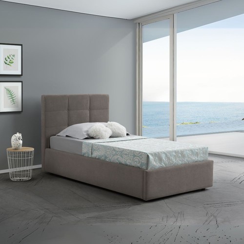 Letto singolo con contenitore