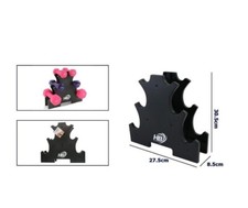 Espositore per pesi a tre