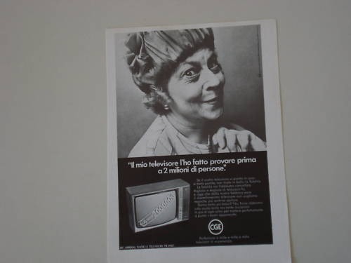 Advertising pubblicità 1970 - advertising,