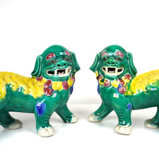 Arte Orientale Statue Ceramica