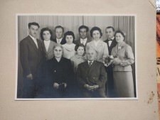 Foto Ritratto Famiglia D Epoca Bianco E Nero 1958 Vintage