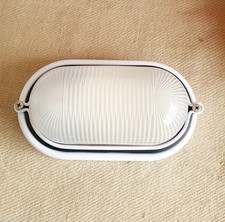 Applique Da Esterno Prisma Ovale 100 IP44 Made In Italy Old School refRC