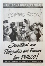 Radio Frigoriferi Philco 1945