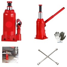 PER  GIOTTILINE     CRIC IDRAULICO A BOTTIGLIA DA 3T ALT. DA 17 A 33 CM+CHIAVE 