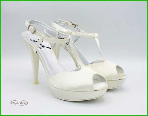 Scarpe sposa avorio con - scarpe,