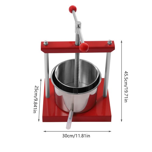 Pressa manuale frutta vino - pressa, e