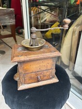 ANTICO GRANDE MACININO CAFFÈ LEGNO OTTONE OLD CAFFÈ GRINDER