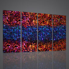 QUADRI MODERNI COLOR FULL MOSAIC QUADRO MODERNO XXL ARREDAMENTO CASA PUB STAMPA 