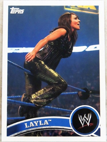 Wwe layla topps - layla,