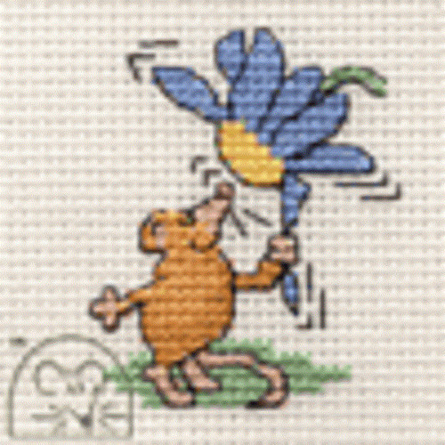 Kit punto croce mouseloft - kit,
